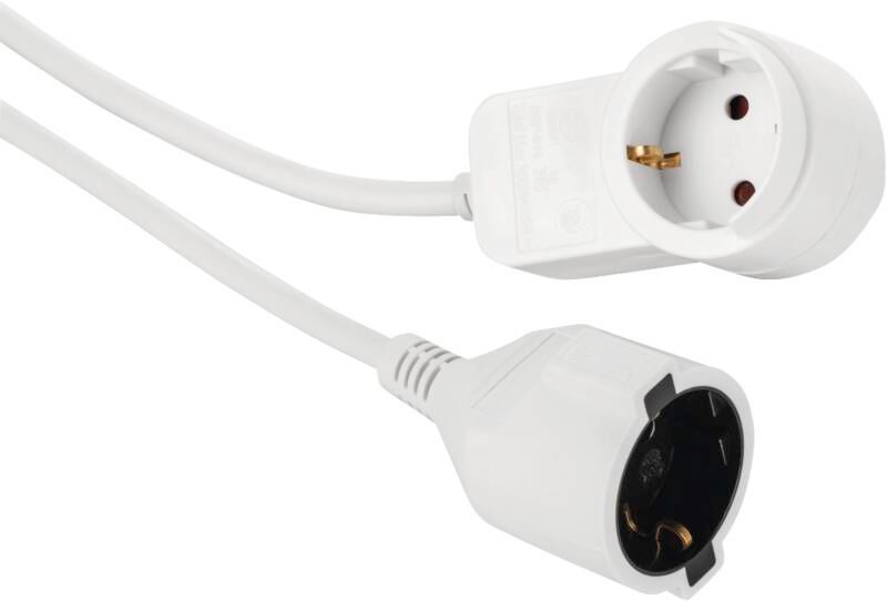 Hama 133801 Schuko-Verl. Powerplug, 3m