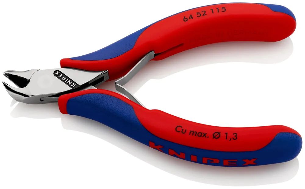KNIPEX Elektronik-Vornschneider mit Mehrkomponenten-Hüllen 115 mm