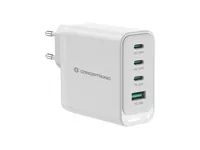 Conceptronic CARICATORE USB PD GaN a 4P da 100 W ALTHEA22W100 USB-C x 3 USB-a 1
