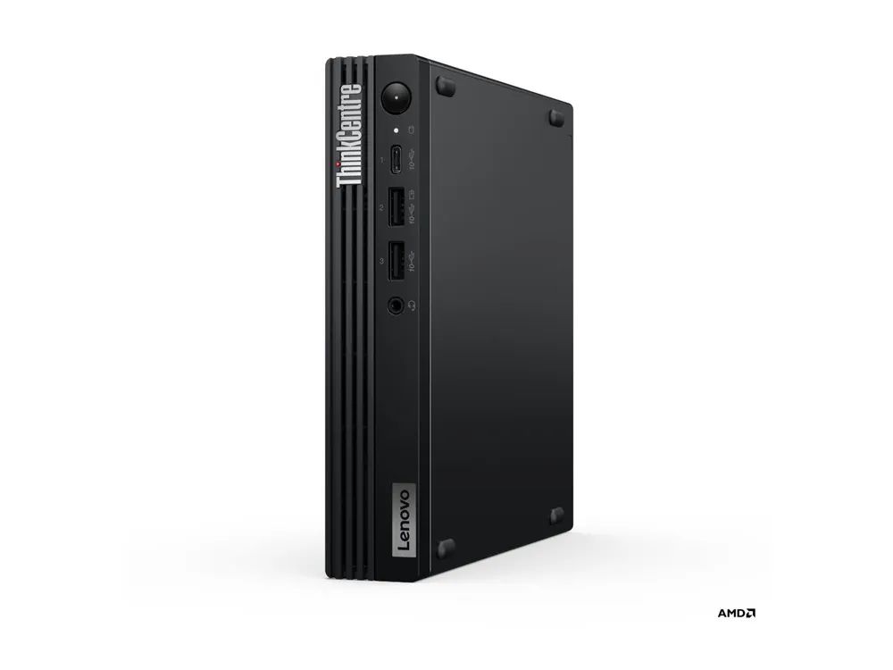 Lenovo ThinkCentre M75q Gen 5 12RQ - Mini - Ryzen 5 Pro 8500GE / 3.4 GHz - RAM 16 GB - SSD 512 GB - TCG Opal Encryption 2, NVMe - Radeon 740M - 1GbE, Wi-Fi 6E, Bluetooth 5.3 - WLAN: 802.11a/b/g/n/ac/ax (Wi-Fi 6E)