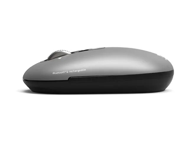 PORT Designs PORT Connect Professional PURE - Maus - wiederaufladbar - optisch - 4 Tasten - kabellos - 2.4 GHz, Bluetooth - kabelloser Empfänger (USB)