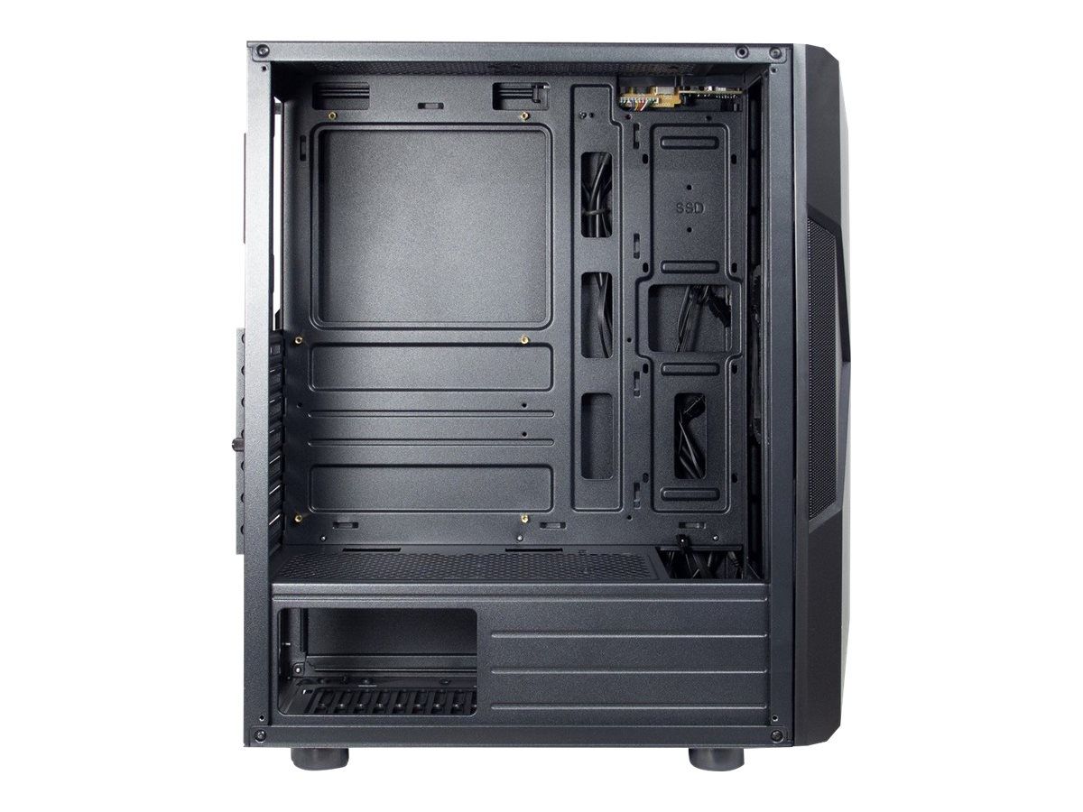 Inter-Tech IT-3306 Cavy - Tower Gaming - ATX - Seitenteil mit Fenster (Acryl)
