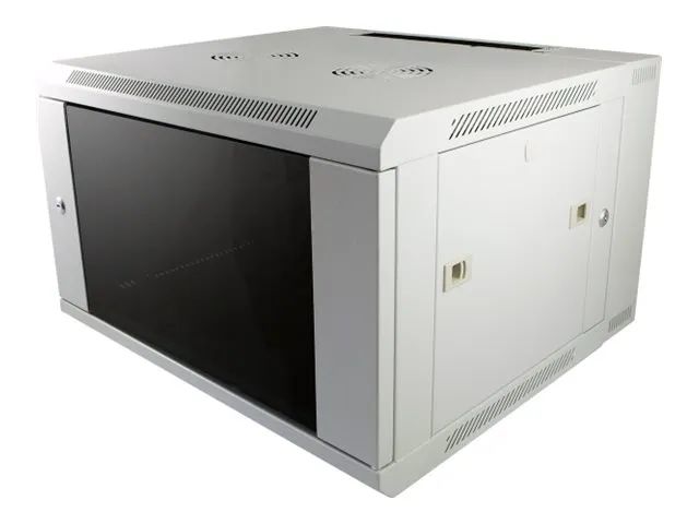 ALLNET SMB Series - Schrank Netzwerkschrank - geeignet für Wandmontage - Hellgrau, RAL 7035 - 12U - 48.3 cm (19")