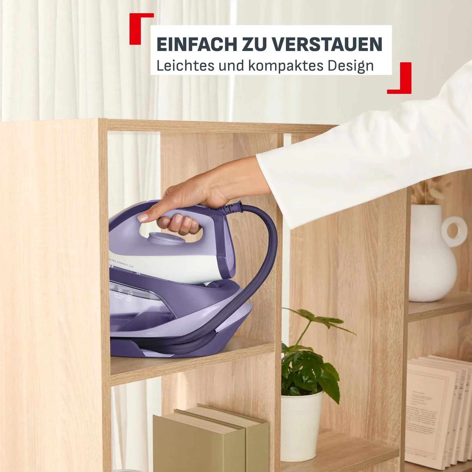 Tefal SV6211 Dampfbügelstation Power Pro Compact 200 - Lila