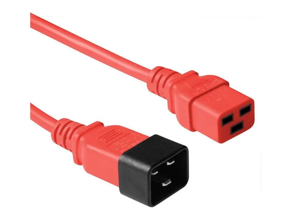 MicroConnect Stromkabel - IEC 60320 C20 gerade