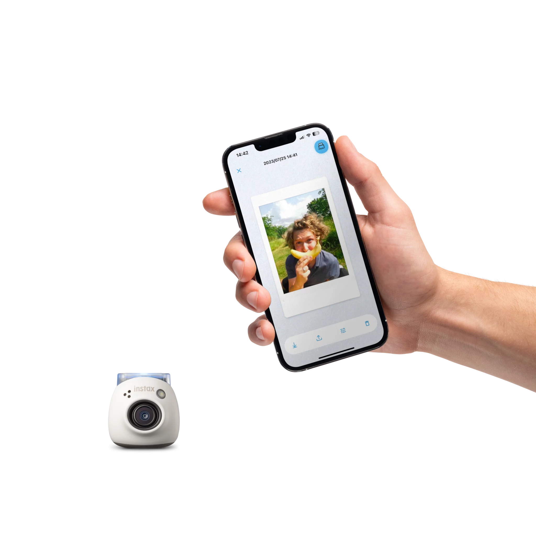 Fujifilm Instax Mini Pal, Milky White