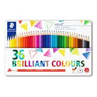 STAEDTLER ergosoft 157 - Farbstift - gemischte Farben (Packung mit 36)