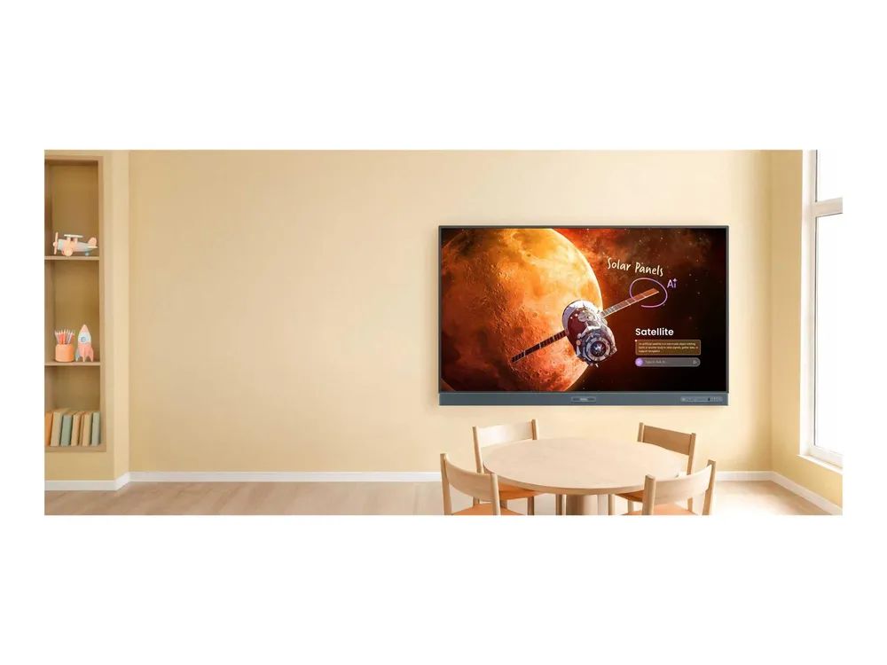 BenQ Board Pro RP8605 - 218 cm (86") Diagonalklasse RP05 Series LCD-Display mit LED-Hintergrundbeleuchtung - Bildung / Geschäft - mit eingebautes interaktives Whiteboard, Touchscreen (Multitouch)