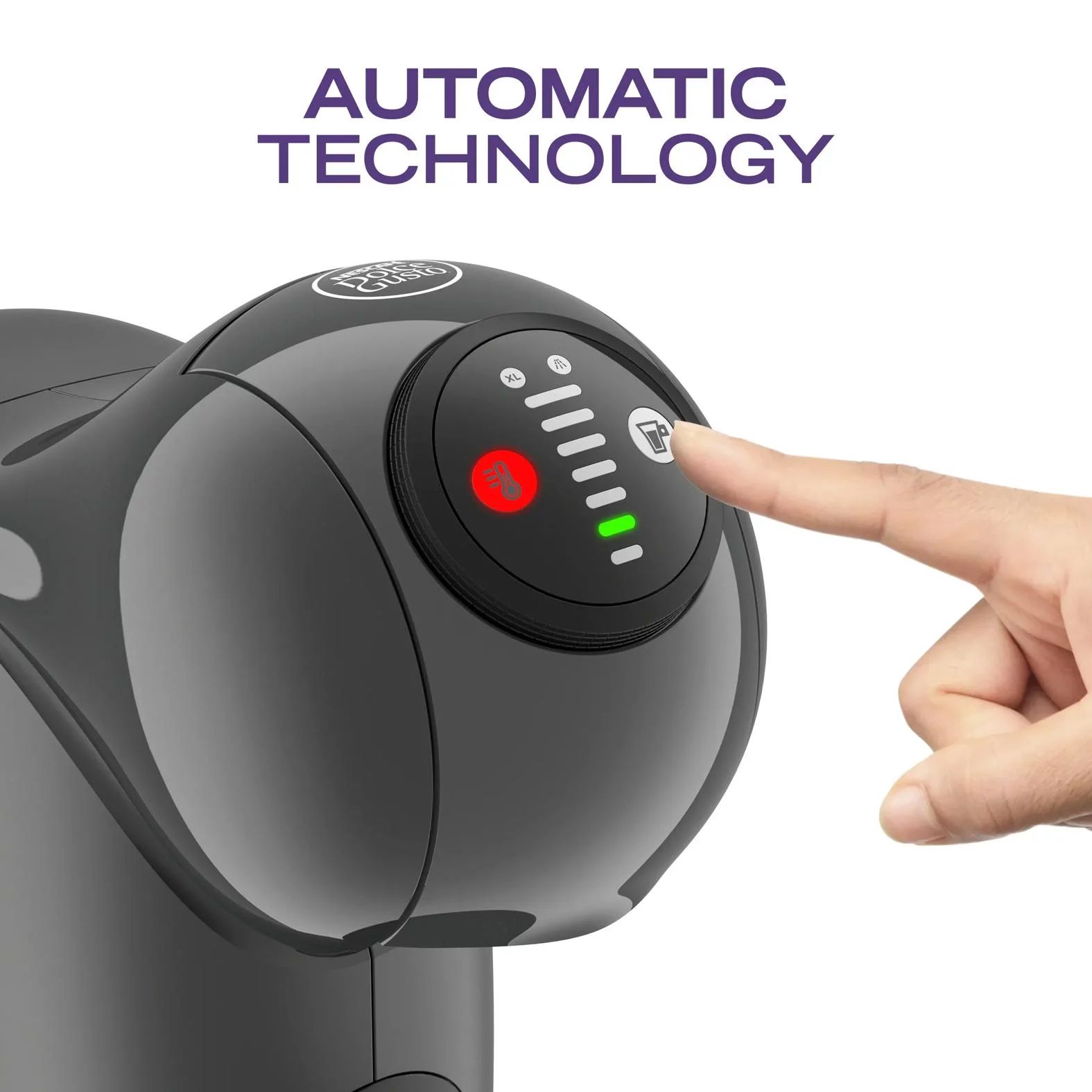 KRUPS NESCAFÉ® Dolce Gusto® KP243B  Kapselmaschine GENIO S - Anthrazit