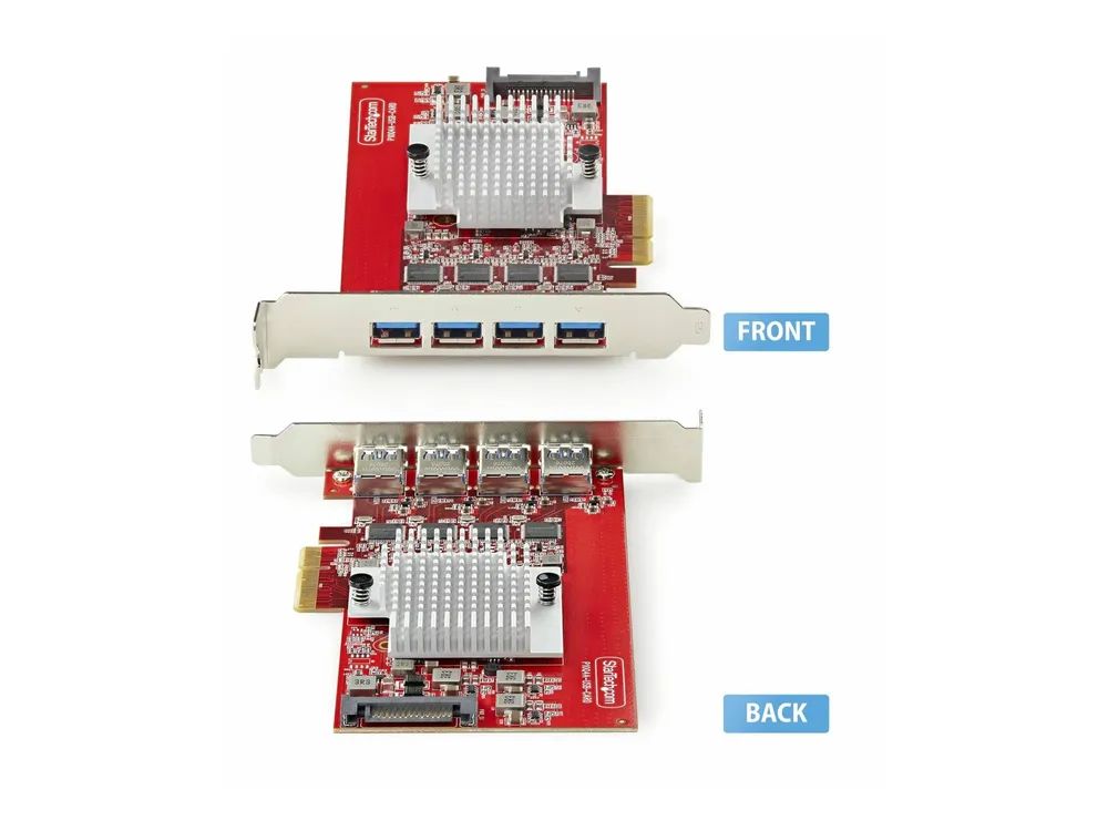 StarTech.com USB-Adapter - PCIe 3.0 x4 Low-Profile