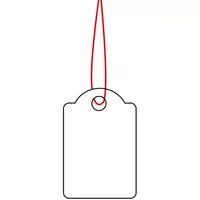 HERMA Strung marking tags - Weiß - 15 x 24 mm