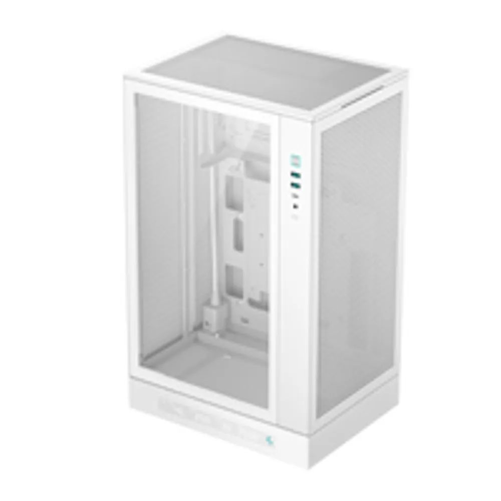 Deepcool CH270 Digital weiss Tempered Glass - Gehäuse - ATX