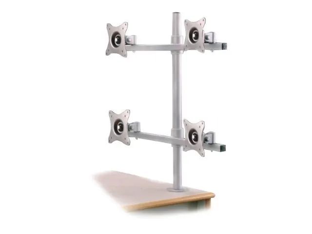 Edbak SV07 - Befestigungskit - für Flachbildschirm - Stahl - Schwarz, RAL 9005 - Bildschirmgröße: 35.6-55.9 cm (14"-22")