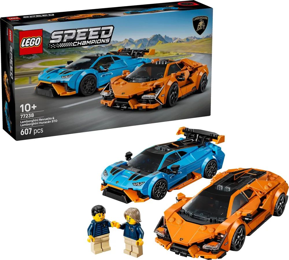 LEGO 77238 - Lamborghini Revuelto und Huracan STO