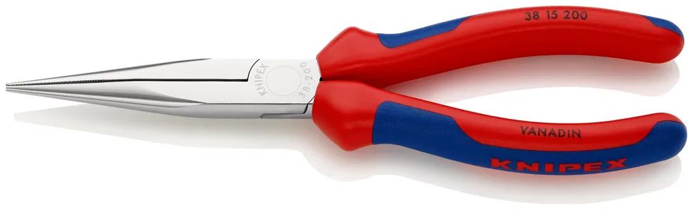 KNIPEX Mechanikerzange mit Mehrkomponenten-Hüllen verchromt 200 mm