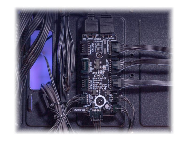 AEROCOOL ADVANCED TECHNOLOGIES AeroCool Mirage-G-BK-v1 - Mid tower - ATX - Seitenteil mit Fenster (gehärtetes Glas)