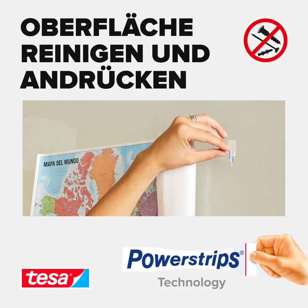 Tesa 58213-00000-20 - Bürokleinmaterial - 15x45 mm - Weiß - 96er
