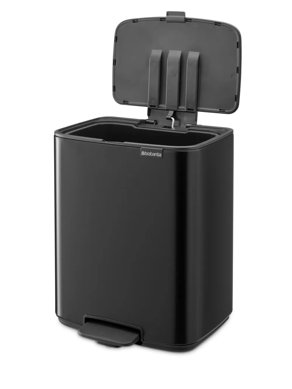 Brabantia Bo Treteimer, 12L - Matt Black