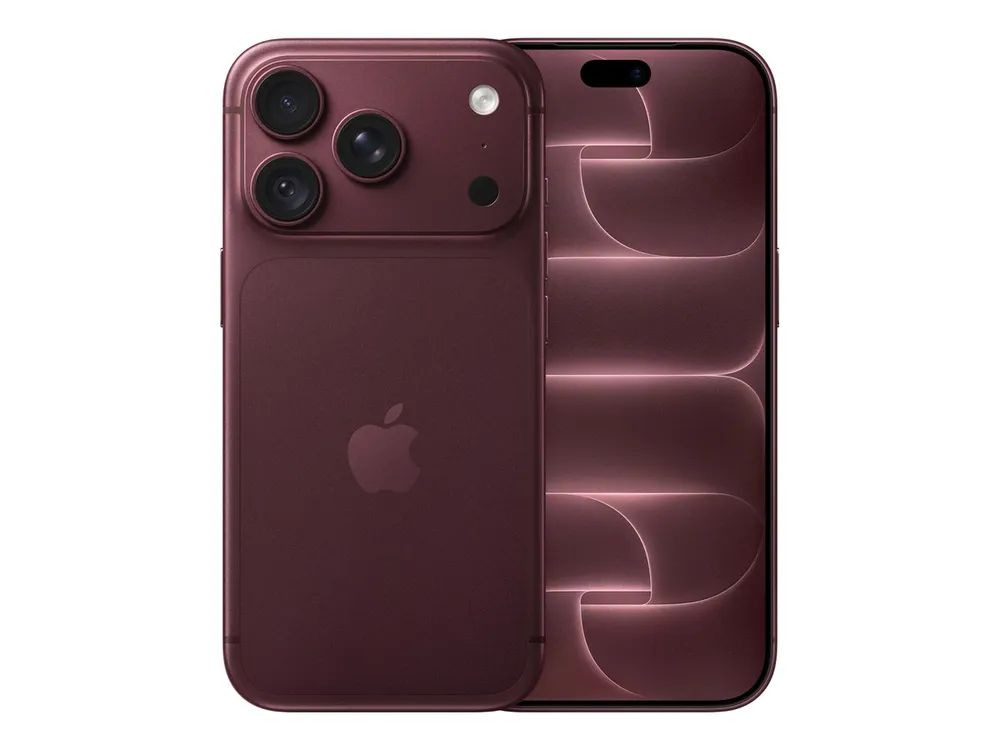 Apple iPhone 18 Pro - 5G Smartphone - Dual-SIM / Interner Speicher 2 TB - OLED display - 6.3" - 2622 x 1206 Pixel (120 Hz) Weinrot