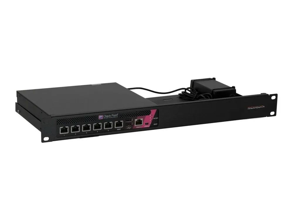 Rackmount.IT CP-RACK RM-CP-T4 - Montagesatz für Netzwerkgeräte - Rack montierbar - Jet Black, RAL 9005 - 1U - 48.3 cm (19")