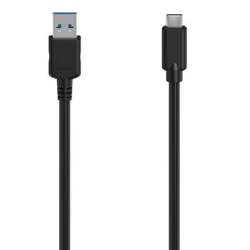 Hama USB-C-Kabel, USB-C-Stecker - USB-A-Stecker, USB 3.2 Gen1, 5 Gbit/s, 1,50 m