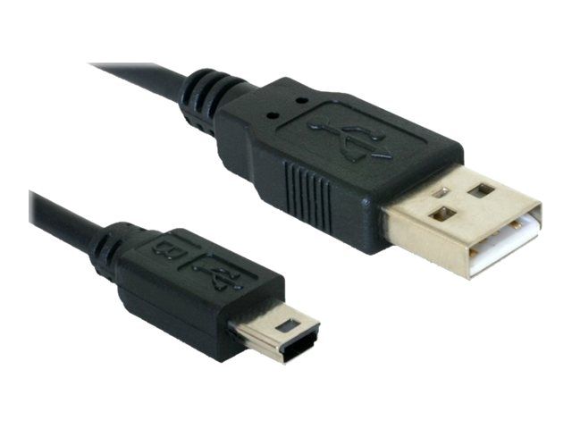 Delock USB-Kabel - Mini-USB, Typ B (M) bis USB (M)