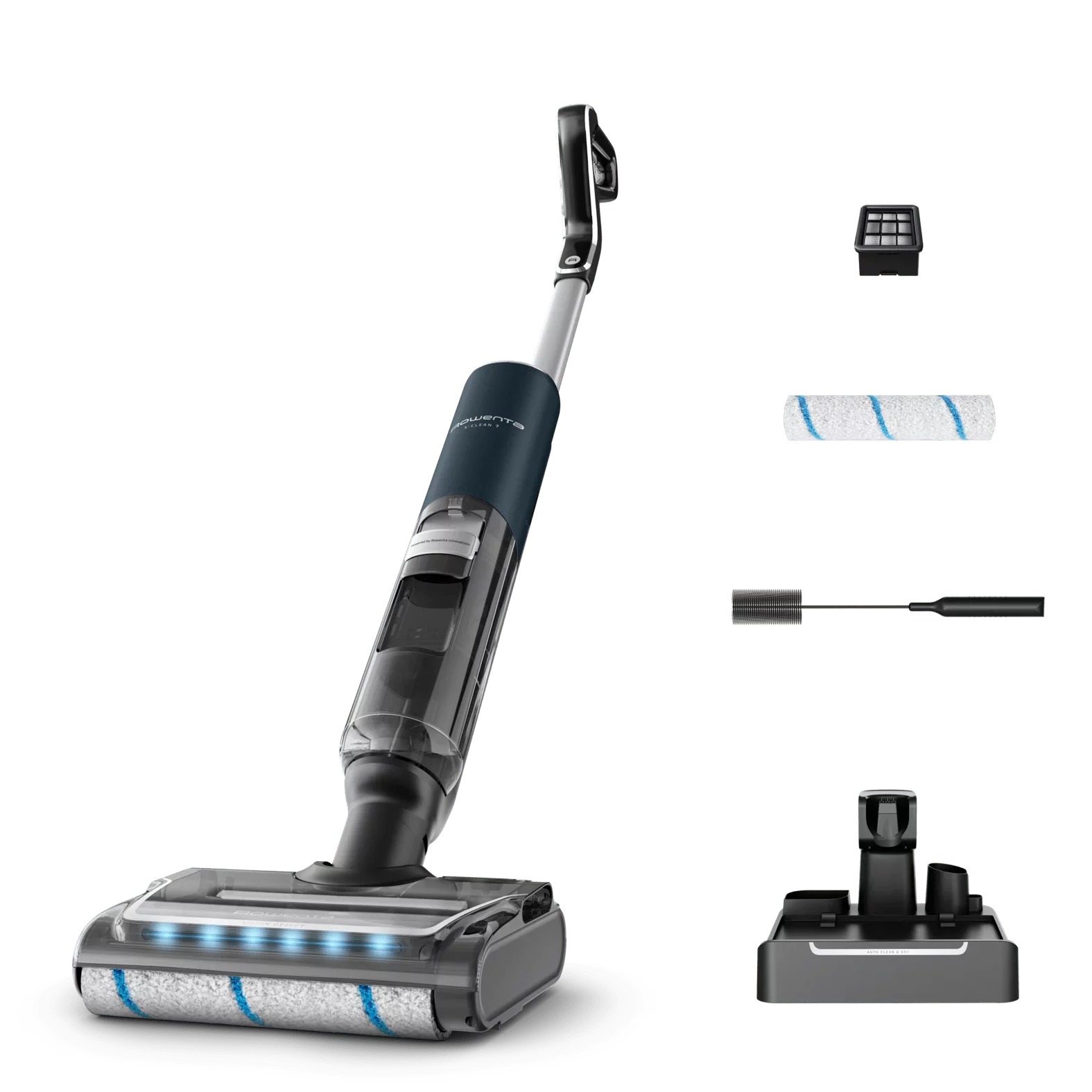 ROWENTA GZ5735 2-in-1 Nass-Trockensauger X-Clean 7  - TRUST BLUE/CHROME