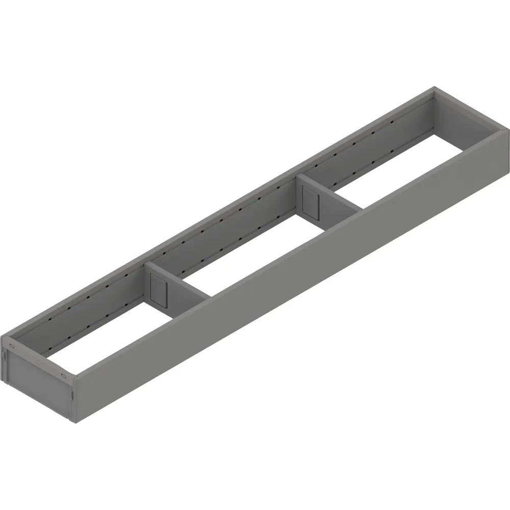 BLUM AMBIA-LINE Schubkastenrahmen schmal, NL600mm, Stahl Indiumgrau matt