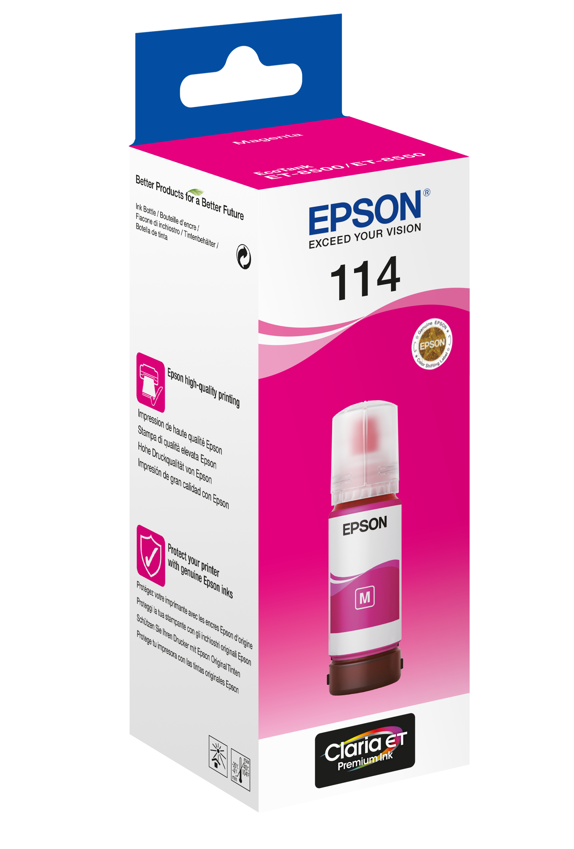 Epson EcoTank 114, magenta