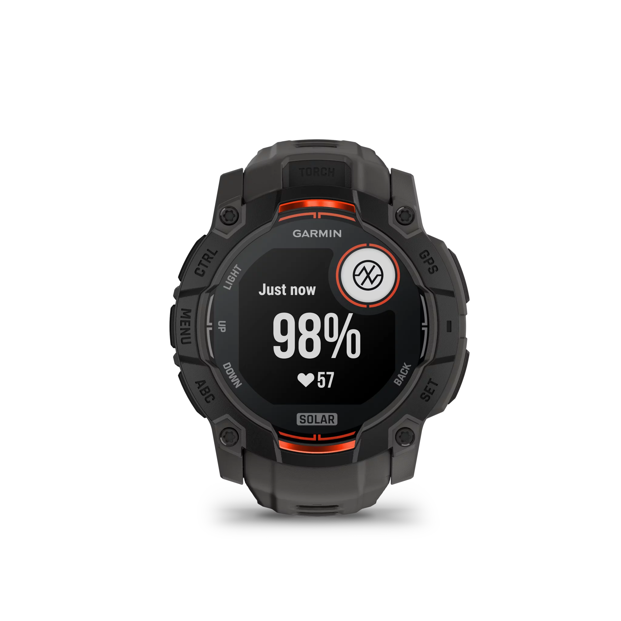Garmin Instinct 3,50mm,Solar,Black Bezel mit Charcoal Band Open-Box