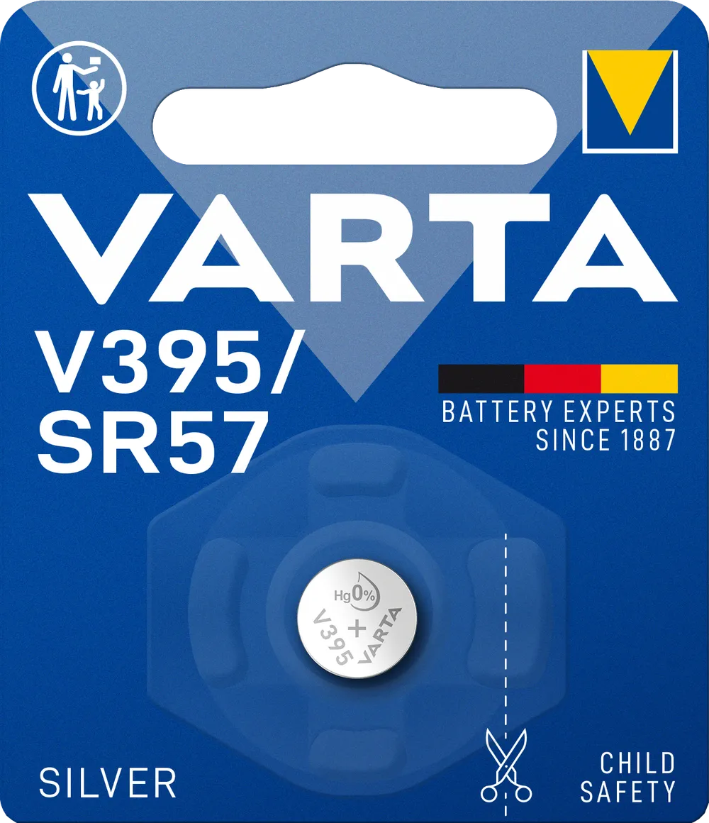 VARTA SILVER Coin V395/SR57 Blister 1
