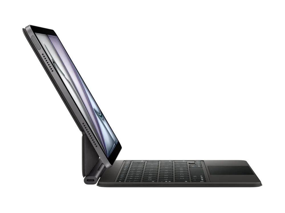 Apple Magic Keyboard - Tastatur und Foliohülle - mit Trackpad - Apple Smart connector - QWERTY - GB - Schwarz - für 10.9-inch iPad Air (4. Generation, 5. Generation)