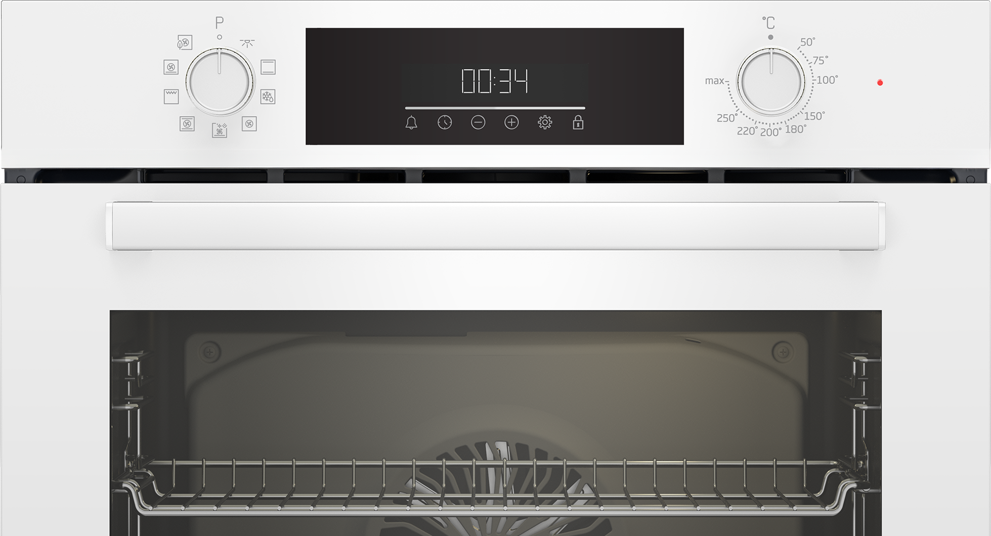 Beko BBIM14300WMS Einbau-Multifunktionsbackofen mit SteamShine, Weiß