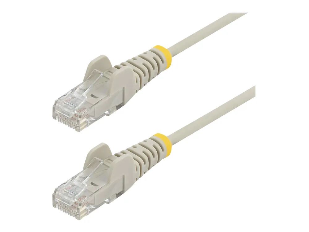 StarTech.com 2 m Cat6-Kabel - Grau - Schlankes Cat6-Patchkabel - Snagless - Patch-Kabel - RJ-45 (M)
