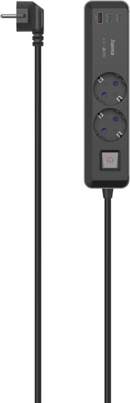 Hama 223188 SDL 2F 1,4M/USB-C+A/65W PD/M.SCH/BS