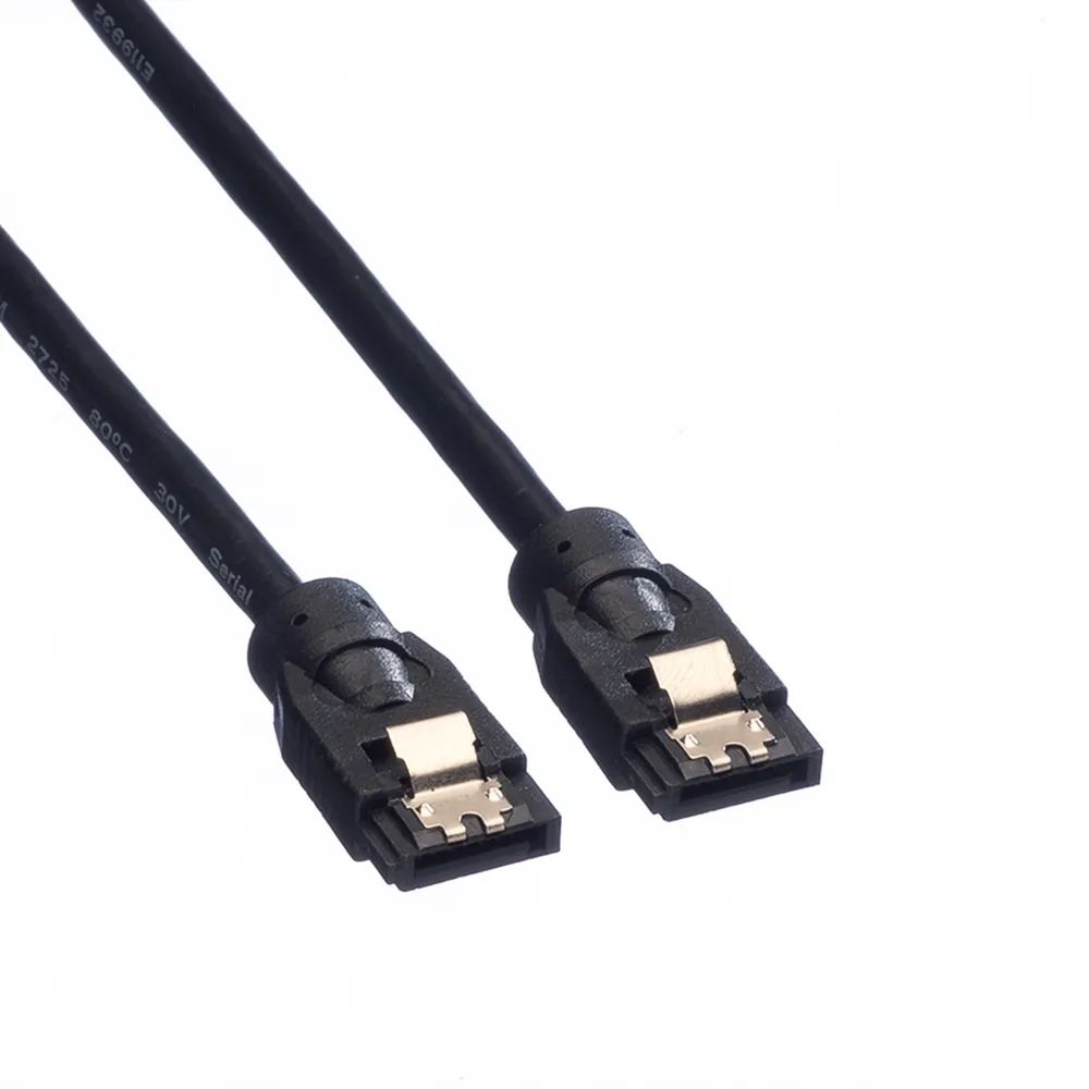 ROLINE Internes SATA 6.0 Gbit/s HDD-Kabel mit Schnappverschluss, 0,5 m