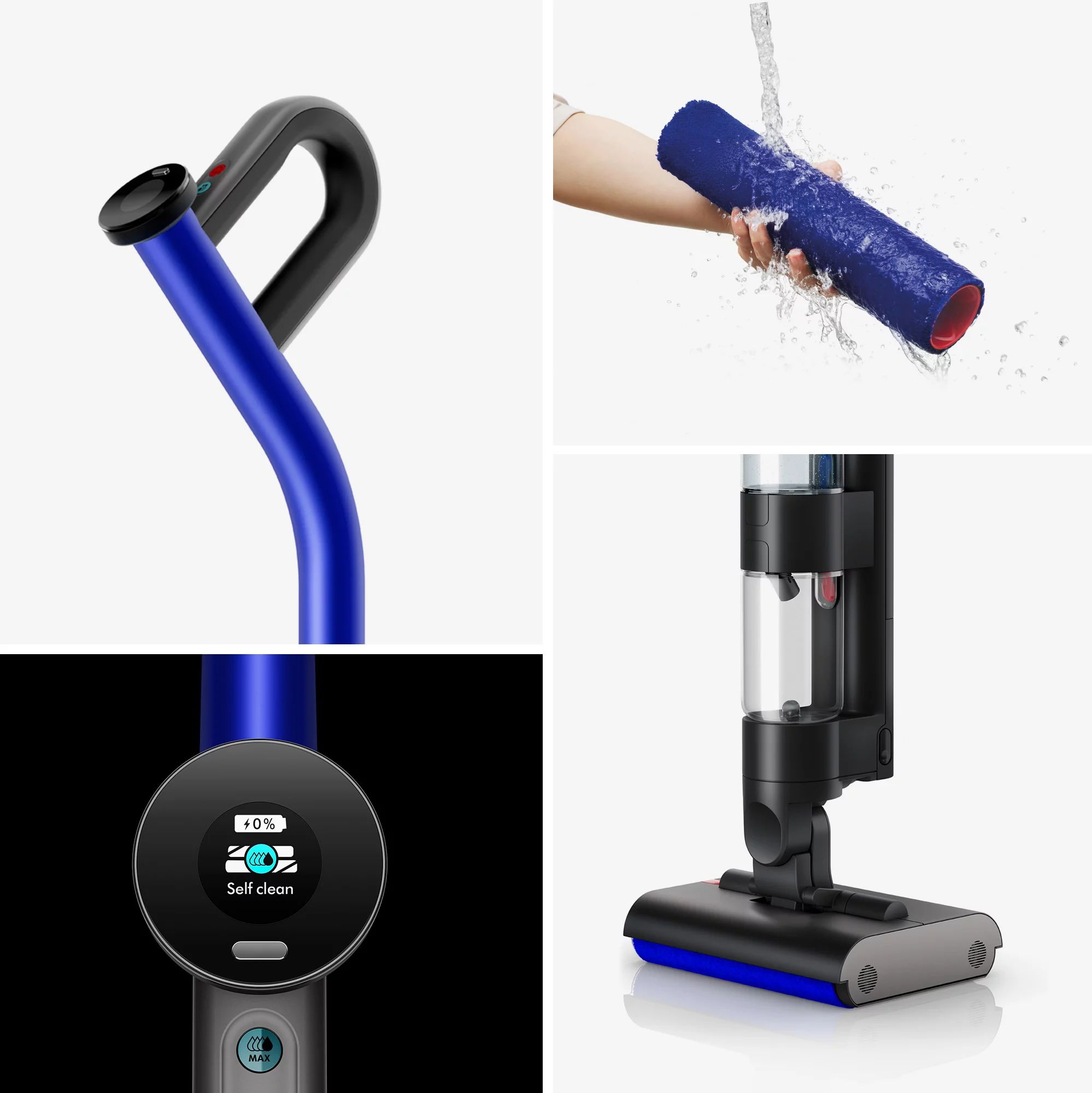 Dyson WashG1, Mattschwarz/Ultramarin