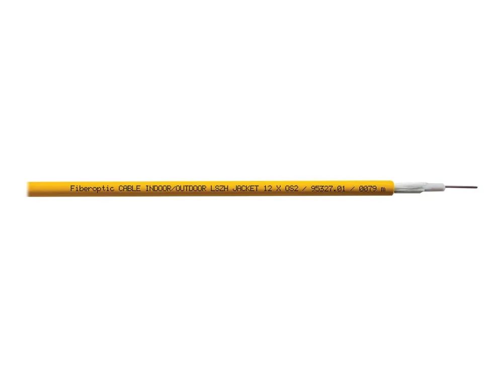 Lanview BULKKABEL - 100 M - 6 MM - GLASFASER - 9/125 MIKROMETER - OS2 - HALOGENFREI, INNEN/AUSSEN - GELB