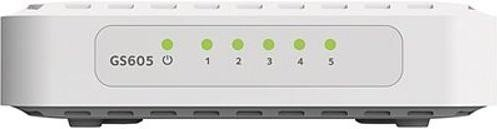 Netgear GS605v4 - Switch - unmanaged - 5 x 10/100/1000