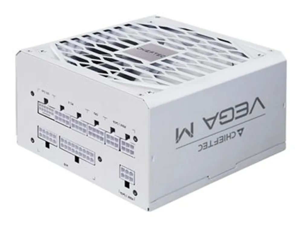 Chieftec Vega M White weiss 1x 12 Pin High Power GPU 4x PCIe Kabelmanagement 1000 - 80 PLUS Gold