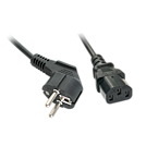 Lindy Stromkabel - power CEE 7/7 (M) gewinkelt zu power IEC 60320 C13