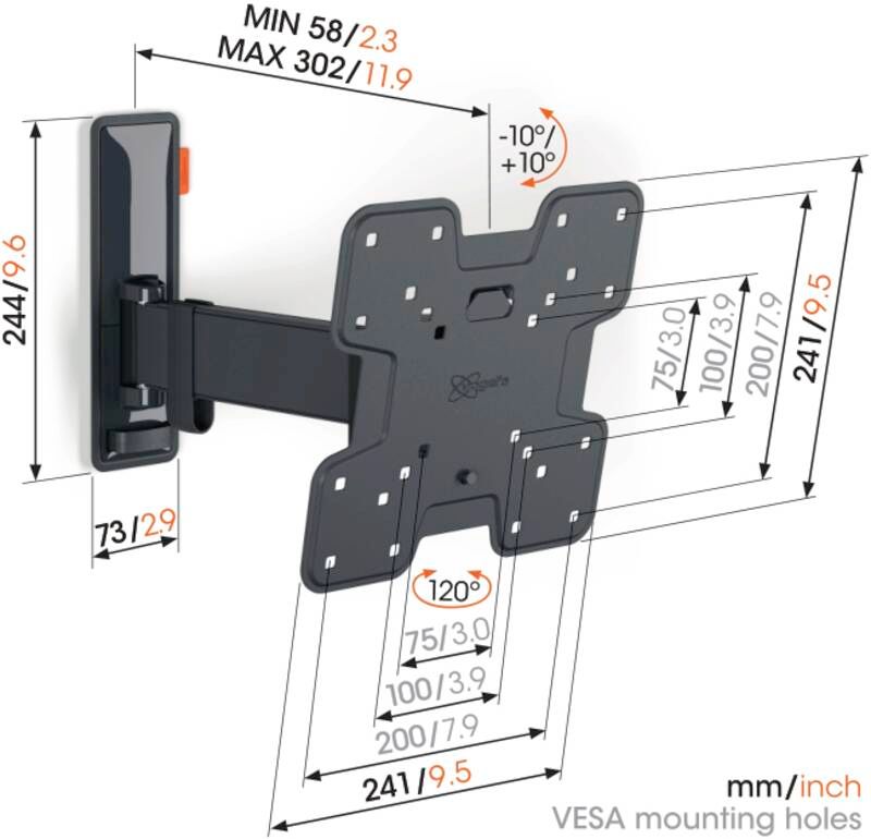 Vogel`s Wandhalterung TVM 3225