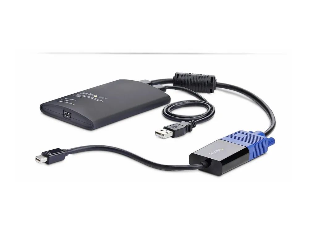 StarTech.com Portable Laptop Crash Cart Adapter, USB/VGA/Mini DisplayPort KVM Console, File Transfer and Video Capture