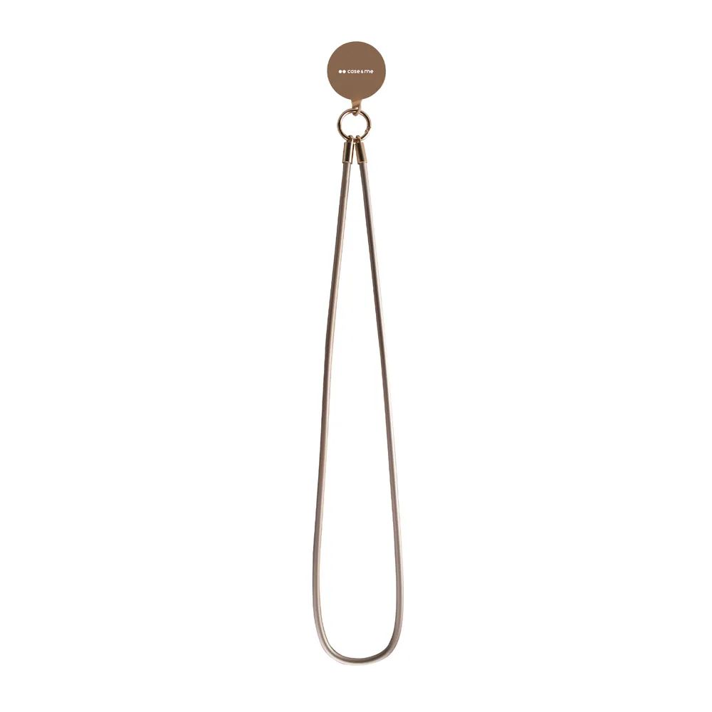 CASE&ME Silikon Handykette, Smartphone Necklace universal, gold