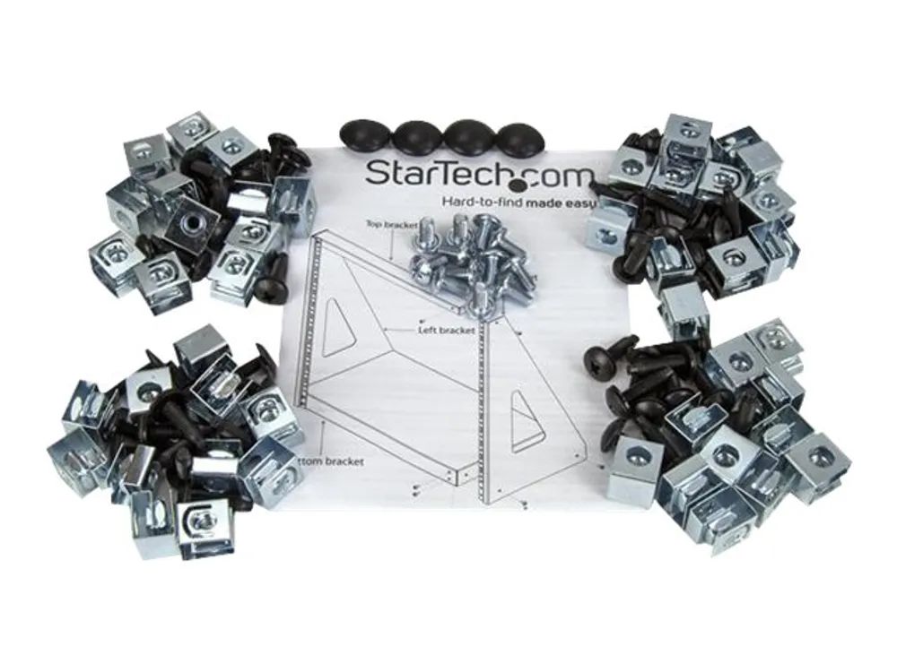 StarTech.com 2 Pfosten Schwerlast Rack - Open Frame Server Rack - 16HE - Schrank offener Rahmen - 2 Pfosten - 16U - 48.3 cm (19")