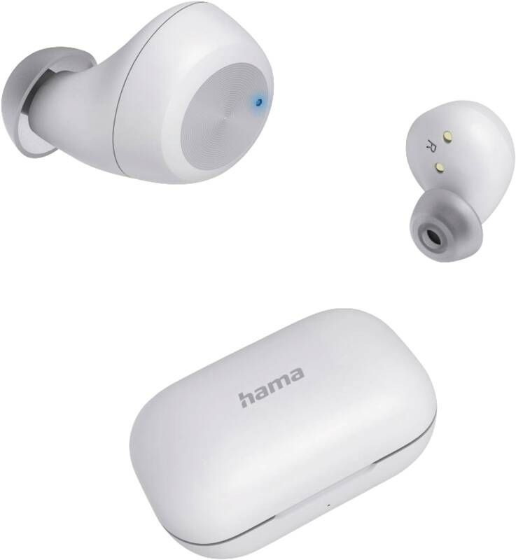 Hama Bluetooth®-Kopfhörer "Spirit Chop II", TWS, In-Ear, Equalizer, Weiß