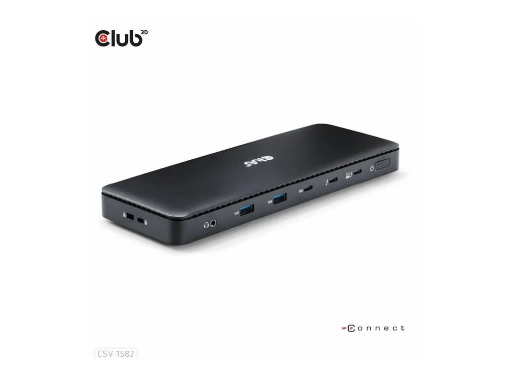 Club 3D 12-in-1 - Dockingstation - für Desktop, Laptop