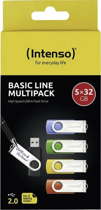 Intenso USB-A Multipacks BASIC LINE