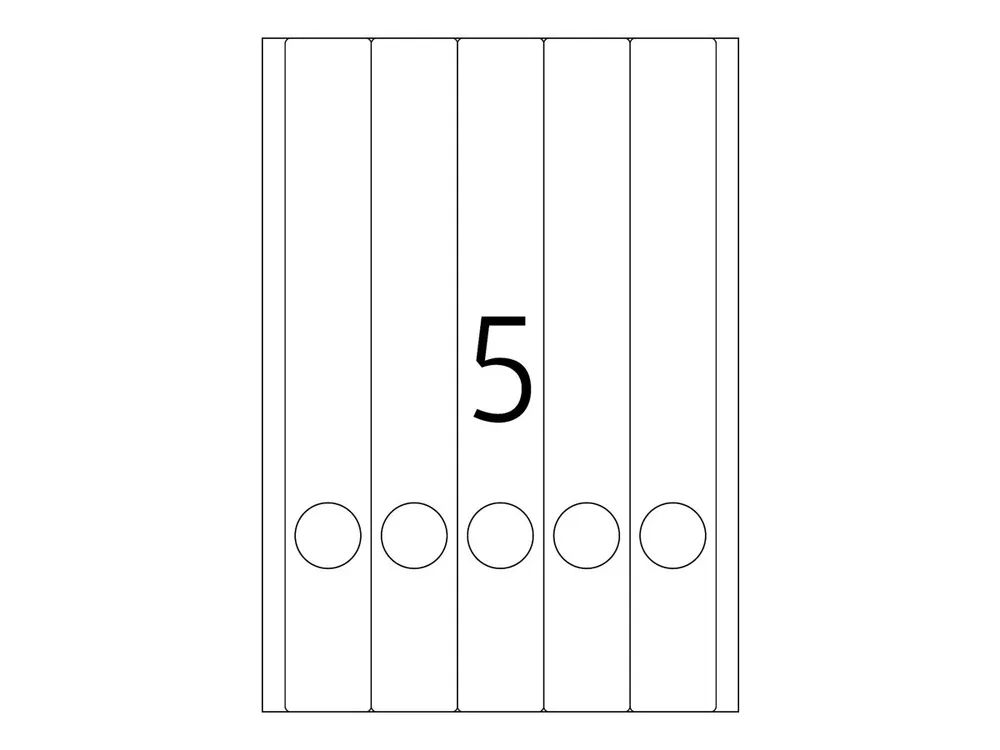 HERMA Special - Papier - matt - permanent selbstklebend - grün - 38 x 297 mm 100 Etikett(en) (20 Bogen x 5)