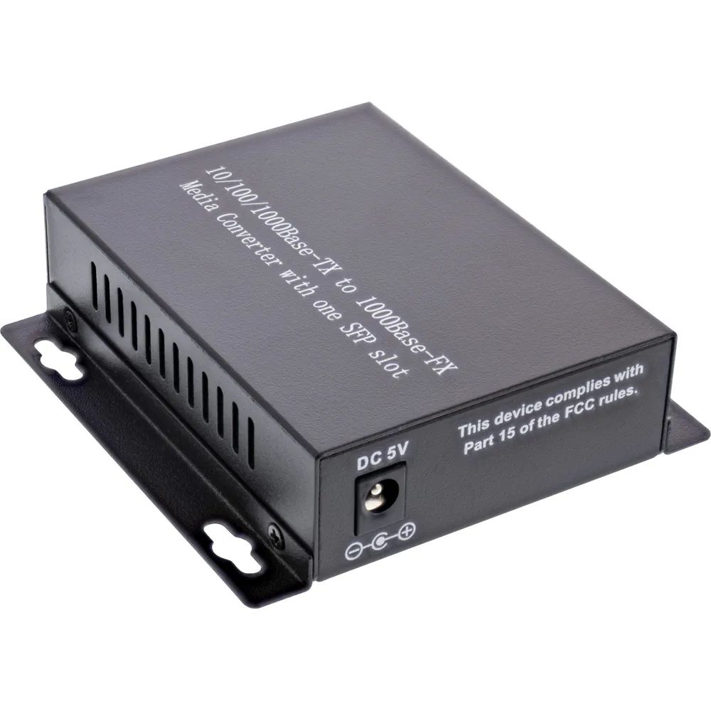 InLine Netzwerk Media Konverter 10/100/1000Mb/s TP zu SFP LWL - MM - 550m